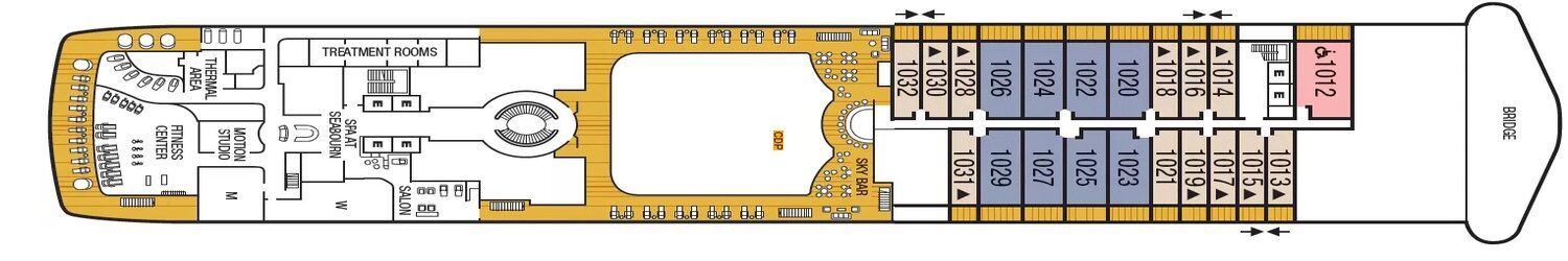 Seabourn Encore Pont 10