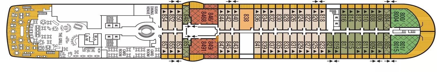 Seabourn Ovation Pont 8