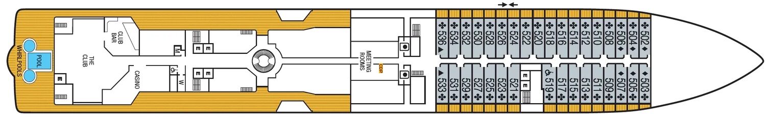 Seabourn Quest Pont 5