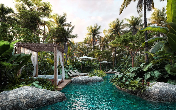 Piscine Jungle au Secrets Playa Blanca Piscine Jungle au Secrets Playa Blanca