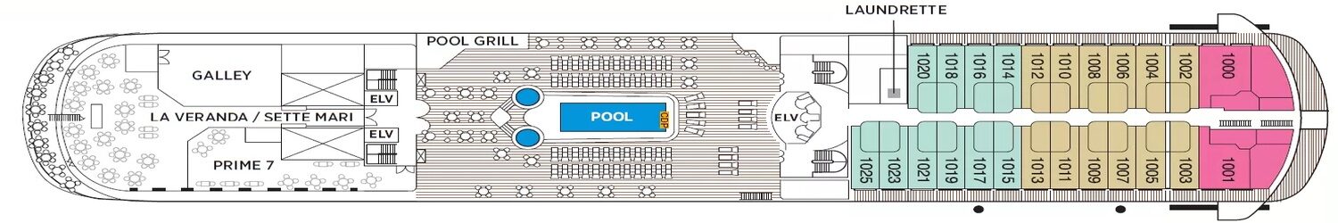 Seven Seas Navigator Pont 10