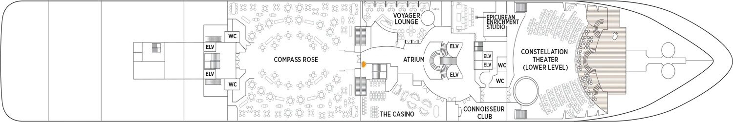 Seven Seas Voyager Pont 4