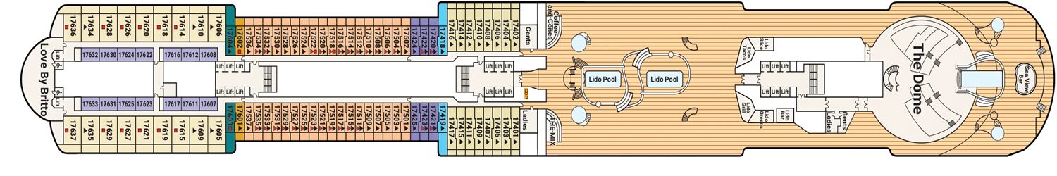Star Princess deck 17