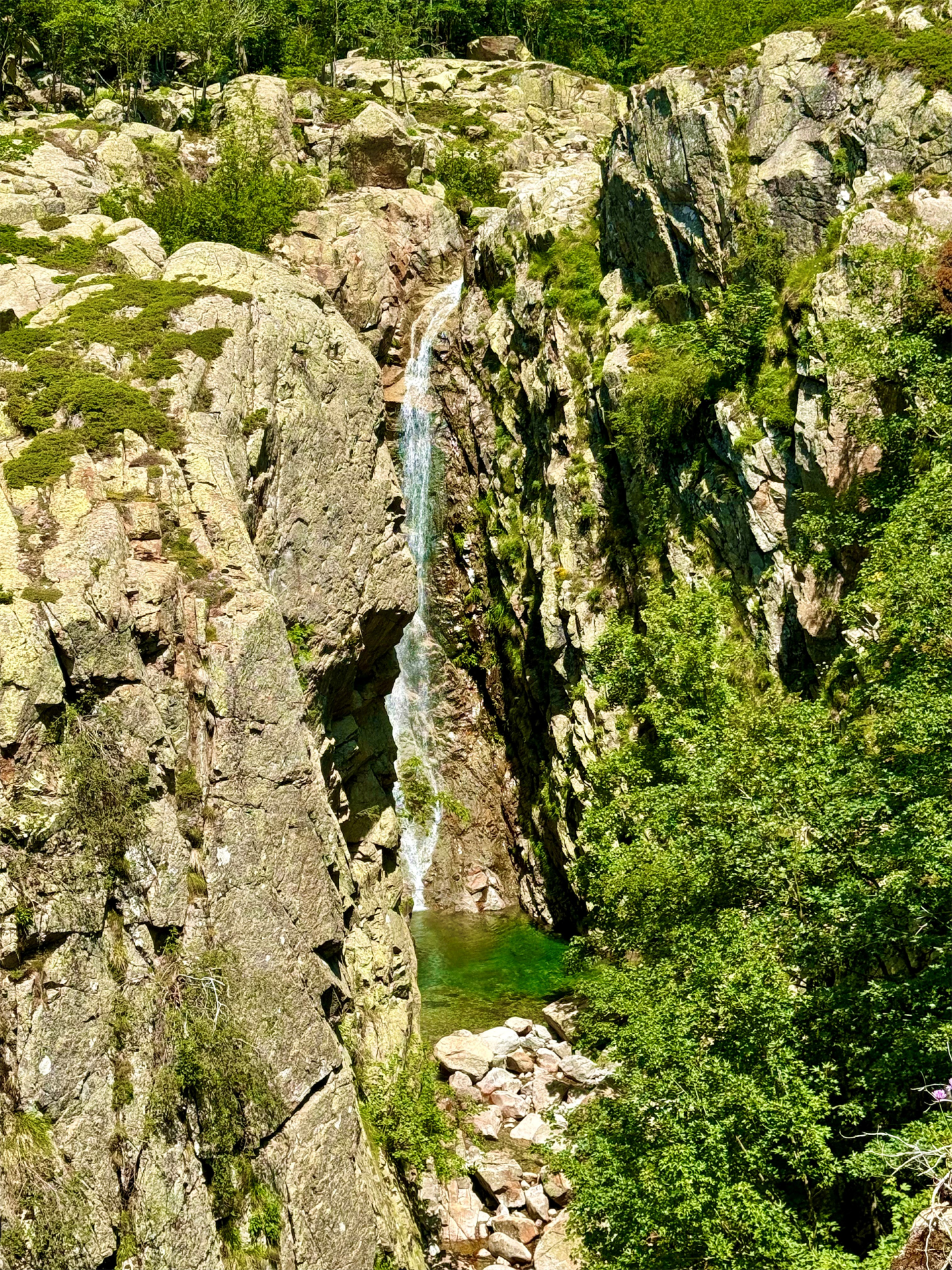 Cascade naturelle du GR20 Cascade naturelle du GR20
