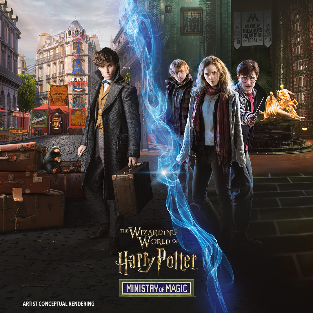 Universal Orlando Resort en Floride Epic Universe The Wizarding World of Harry Potter Ministry of Magic Harry Potter and the Battle at the Ministry Universal Orlando Resort en Floride Epic Universe The Wizarding World of Harry Potter Ministry of Magic Harry Potter and the Battle at the Ministry