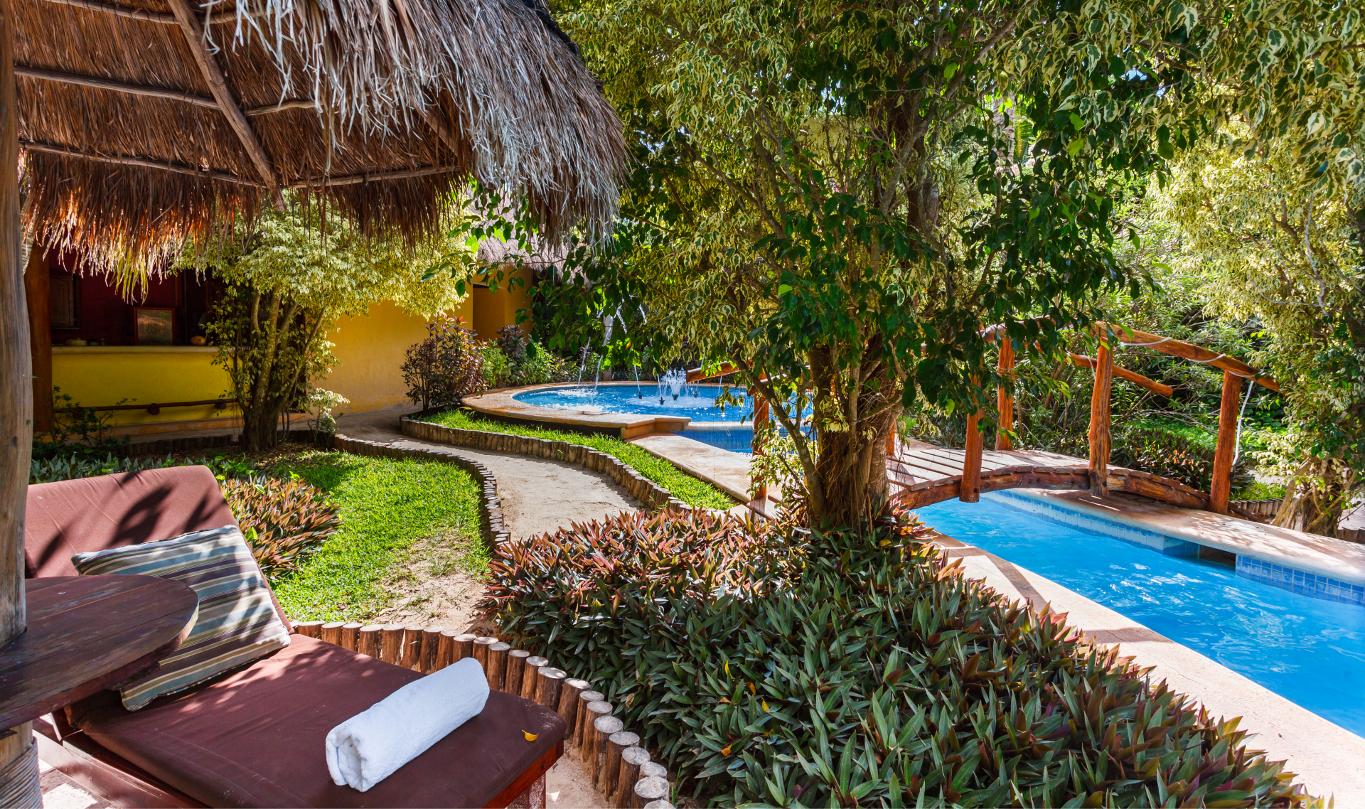 Piscine au Villas HM Paraiso del Mar, Isla Holbox avec Voyages Aquaterra
